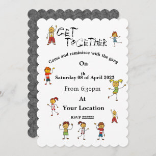 Invitation de la fête de l'ami
