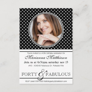 Invitation de la fête de l'anniversaire de la fête