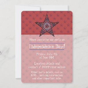 Invitation de la fête de l'Indépendance