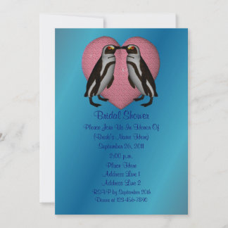 Invitation de la Fête de l'mariée cardiaque des pi