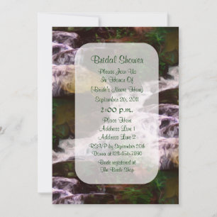 Invitation de la Fête de l'mariée de peinture sur