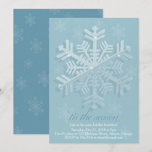 Invitation de la fête de Noël