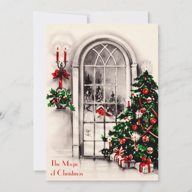 Invitation de la fête de Noël (Devant)