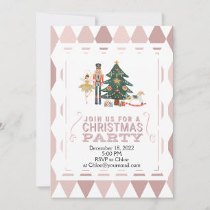 Invitation de la fête de Noël Nutcracker