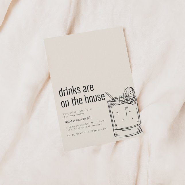 Invitation de la fête de réchauffement ménager ave (Créateur téléchargé)