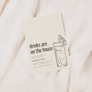 Invitation de la fête de réchauffement ménager ave