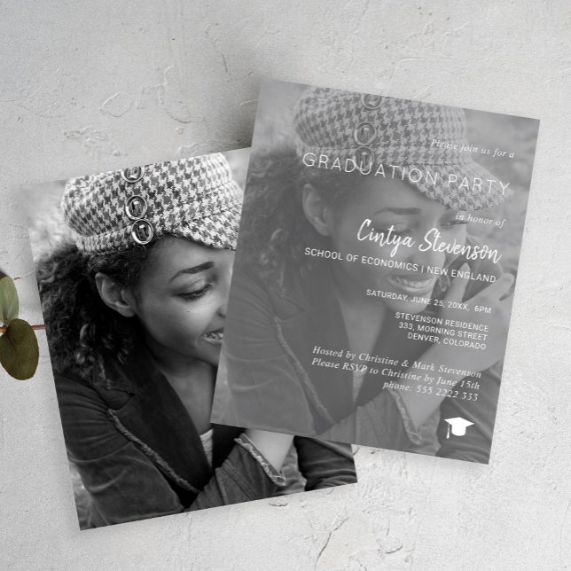 Invitation de la fête de remise de diplômes en pho (Créateur téléchargé)