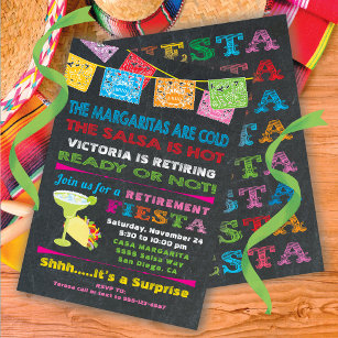 Invitation de la fête de retraite Fiesta mexicaine