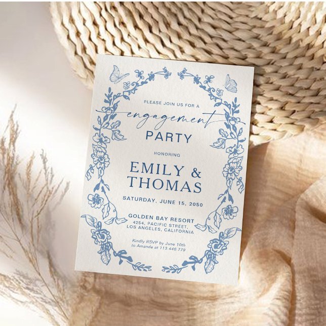 Invitation de la fête d'engagement de la Chinoiser (Créateur téléchargé)