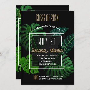 Invitation de la Fête des diplômes des Feuilles tr