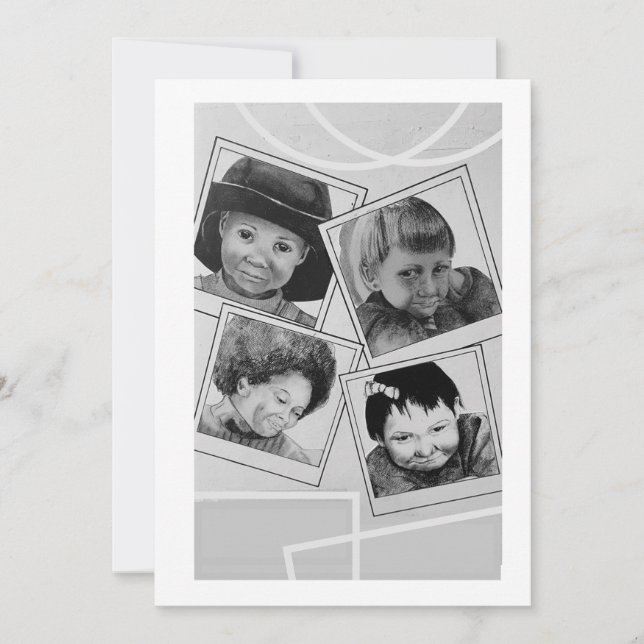 Invitation de la fête des enfants (Devant)