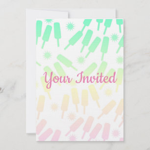 Invitation de la fête des enfants de glace