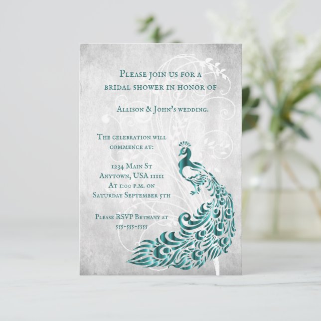Invitation de la Fête des mariées de la vigne turq (Debout devant)