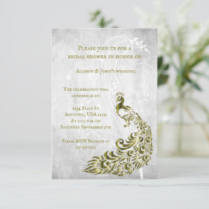 Invitation de la Fête des mariées de vigne Gold Pe