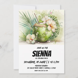 Invitation de la fête d'été de plage