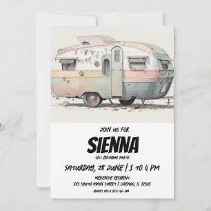 Invitation de la fête d'été de plage