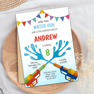 Invitation de la fête d'été modifiable