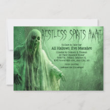 Invitation de la fête d'Halloween