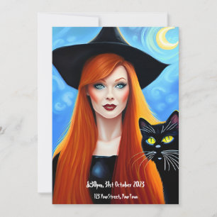 Invitation de la fête d'Halloween