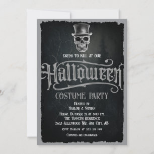 Invitation de la fête d'Halloween