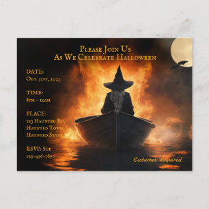 Invitation de la fête d'Halloween