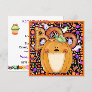 Invitation de la fête d'Halloween