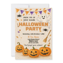 Invitation de la fête d'Halloween