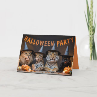 Invitation de la fête d'Halloween