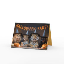 Invitation de la fête d'Halloween