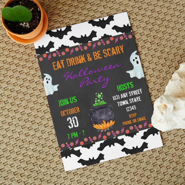 Invitation de la fête d'Halloween (Créateur téléchargé)