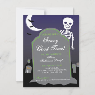 Invitation de la fête d'Halloween