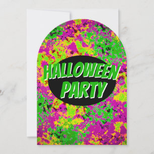 Invitation de la fête d'Halloween