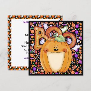 Invitation de la fête d'Halloween