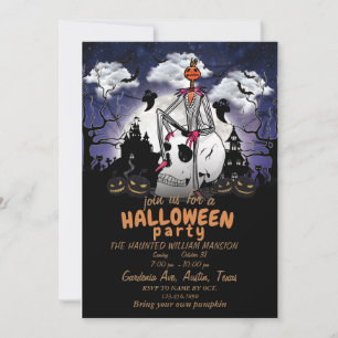 Invitation de la fête d'Halloween