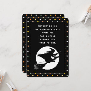 Invitation de la fête d'Halloween