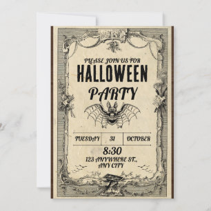 Invitation de la fête d'Halloween 2024 : Rejoignez