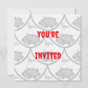Invitation de la fête d'Halloween dans le crâne et