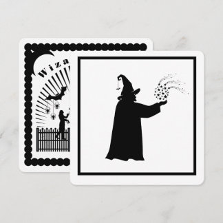 Invitation de la fête d'Halloween de l'Assistant