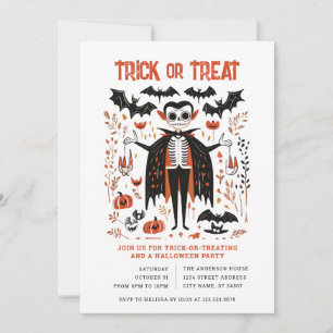 Invitation de la fête d'Halloween ou de la fête de