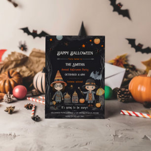 Invitation de la fête d'Halloween pour enfants
