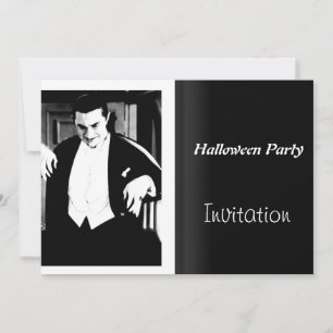 Invitation de la fête d'Halloween Soirée cinéma Vi