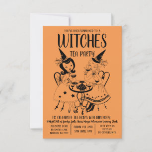 Invitation de la fête d'Halloween vintage