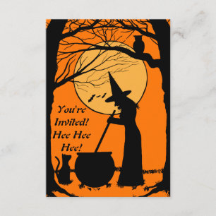 Invitation de la fête d'Halloween Vintage