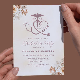 Invitation de la fête d'obtention du diplôme de l'