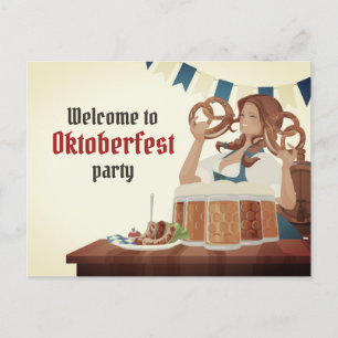Invitation de la fête d'octobre