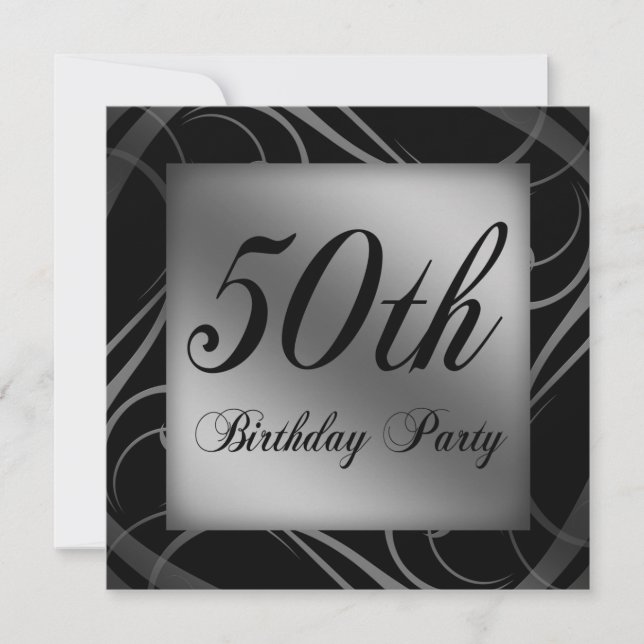 invitation de la fête du 50e anniversaire (Devant)