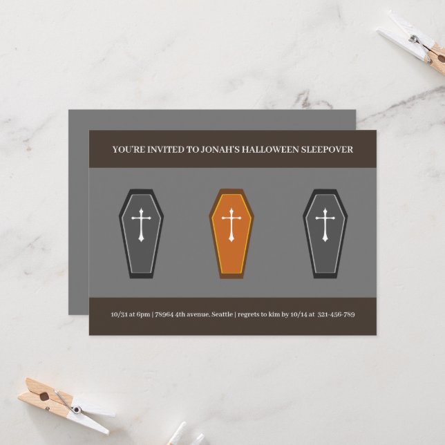 Invitation de la fête du café (Devant/Arrière en situation)