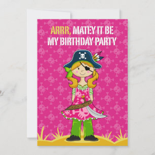 Invitation de la Fête du Capitaine Pirate