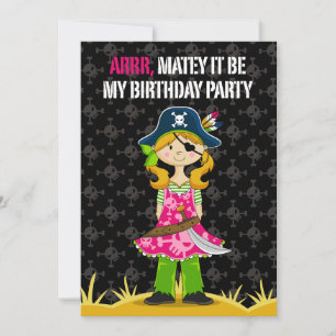 Invitation de la Fête du Capitaine Pirate