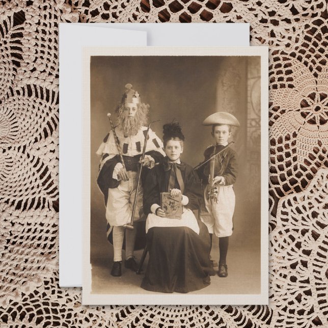 Invitation de la fête du costume vintage (Créateur téléchargé)